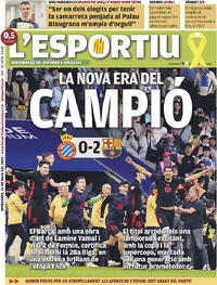Portada periódico L'Esportiu