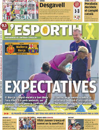 Portada L'Esportiu 2025-08-16