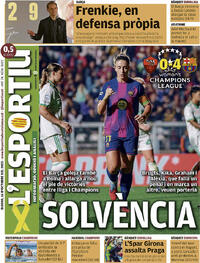 Portada L'Esportiu 2025-10-16