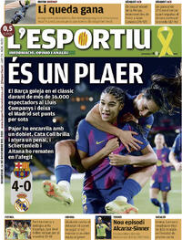 Portada L'Esportiu 2025-11-16