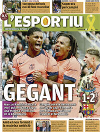 Portada L'Esportiu 2025-09-19