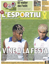 Portada L'Esportiu 2025-06-20
