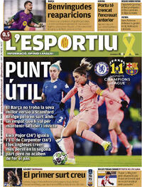 Portada L'Esportiu 2025-11-21