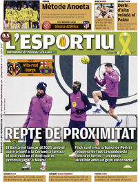 Portada L'Esportiu 2025-12-21