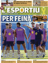 Portada L'Esportiu 2025-08-23