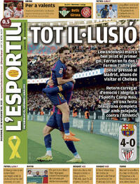 Portada periódico L'Esportiu