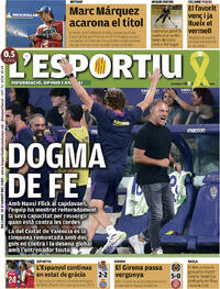 Portada L'Esportiu 2025-08-25