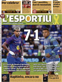 Portada L'Esportiu 2025-10-25