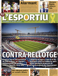 Portada L'Esportiu 2025-08-26