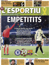 Portada L'Esportiu 2025-11-26