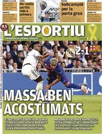 Portada L'Esportiu 2025-10-27