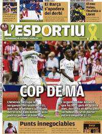 Portada L'Esportiu 2025-09-28