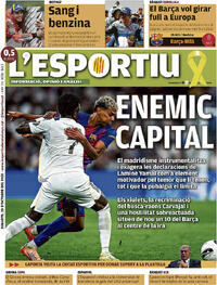 Portada L'Esportiu 2025-10-28