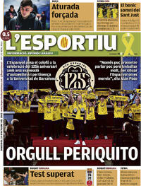 Portada L'Esportiu 2025-10-29