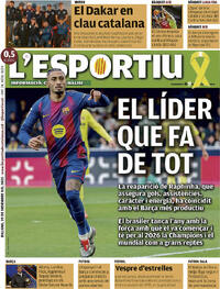Portada L'Esportiu 2025-12-29