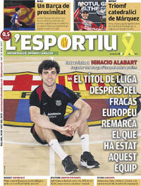 Portada periódico L'Esportiu
