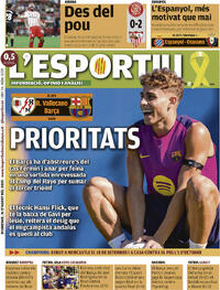 Portada L'Esportiu 2025-08-31