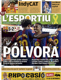 Portada periódico L'Esportiu