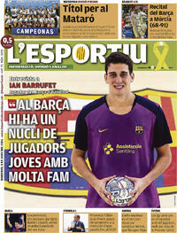 Portada L'Esportiu 2026-06-03