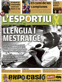 Portada L'Esportiu 2026-09-05