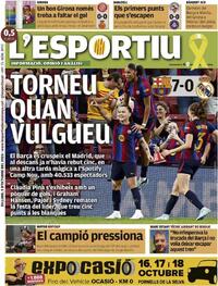Portada L'Esportiu 2026-10-05