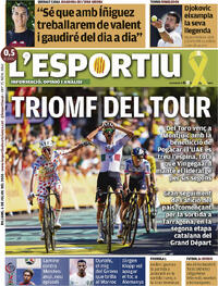 Portada L'Esportiu 2026-07-06