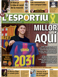 Portada L'Esportiu 2026-02-07