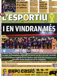 Portada L'Esportiu 2026-05-07