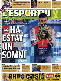 Portada L'Esportiu 2026-09-08