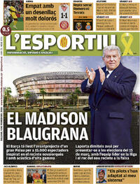 Portada L'Esportiu 2026-02-09