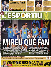 Portada L'Esportiu 2026-05-09