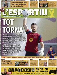 Portada L'Esportiu 2026-10-09