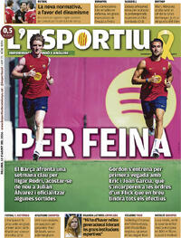 Portada L'Esportiu 2026-08-10