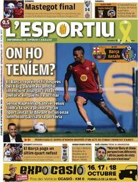 Portada L'Esportiu 2026-10-10