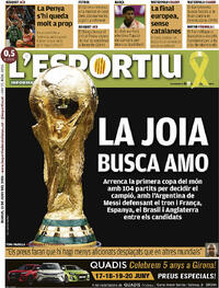Portada L'Esportiu 2026-06-11