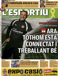 Portada L'Esportiu 2026-09-11