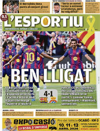 Portada L'Esportiu 2026-04-12
