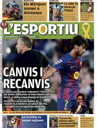 Portada L'Esportiu 2026-07-12