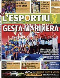 Portada L'Esportiu 2026-06-14