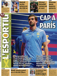 Portada L'Esportiu 2026-08-14