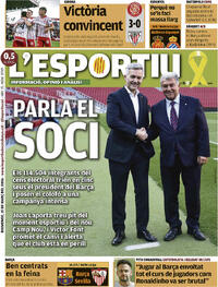 Portada L'Esportiu 2026-03-15