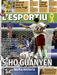 Portada L'Esportiu 2026-07-15
