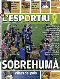 Portada L'Esportiu 2026-07-16