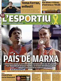 Portada L'Esportiu 2026-08-16