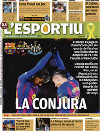 Portada L'Esportiu 2026-03-18