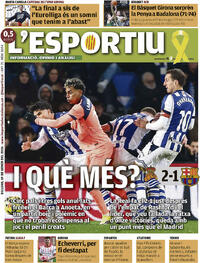 Portada L'Esportiu 2026-01-19
