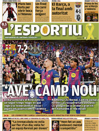 Portada L'Esportiu 2026-03-19