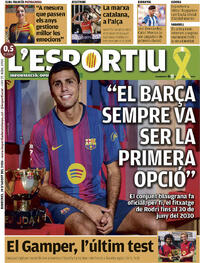 Portada L'Esportiu 2026-08-19