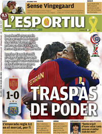 Portada L'Esportiu 2026-07-20