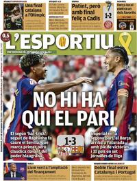 Portada periódico L'Esportiu